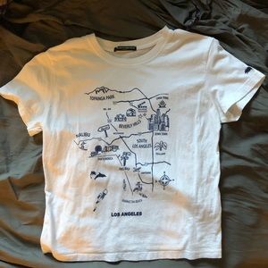 BRANDY MELVILLE Cali Graphic Crop T-Shirt